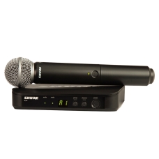 Shure BLX24E/PG58, радиосистема с ручным микрофоном